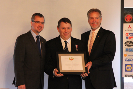 Rick Jamieson received Diamond Jubilee Medal